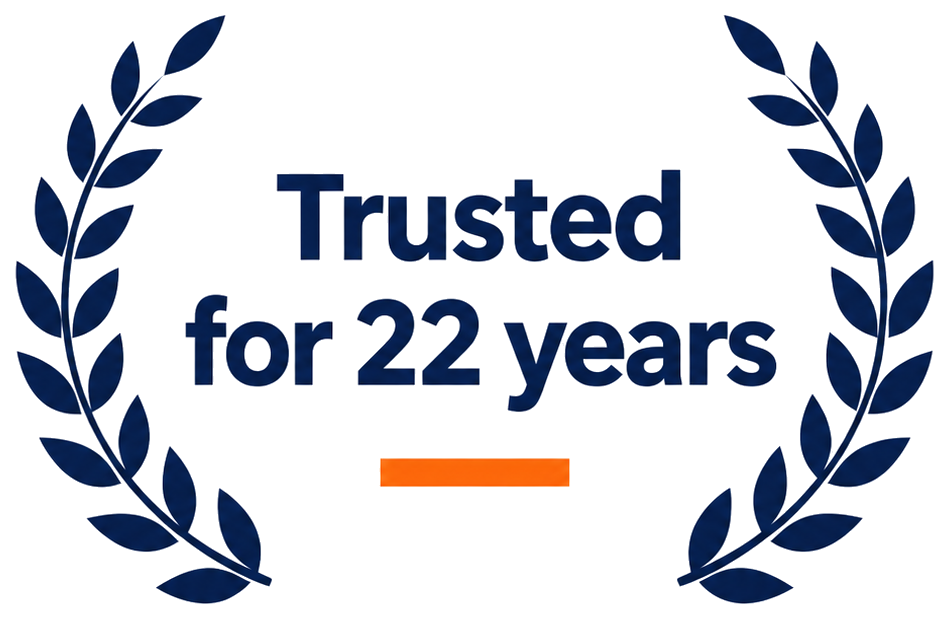 Trusted for 22 years